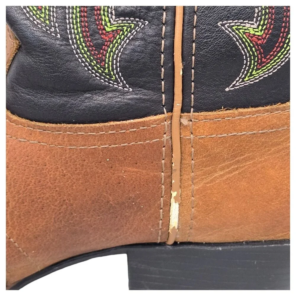Tony Lama Crazy Horse 5D Western Boots Leather Brown 10